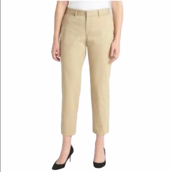 NWT GAP Curvy Slim City Cropped Khakis sz 8 - Picture 1 of 12